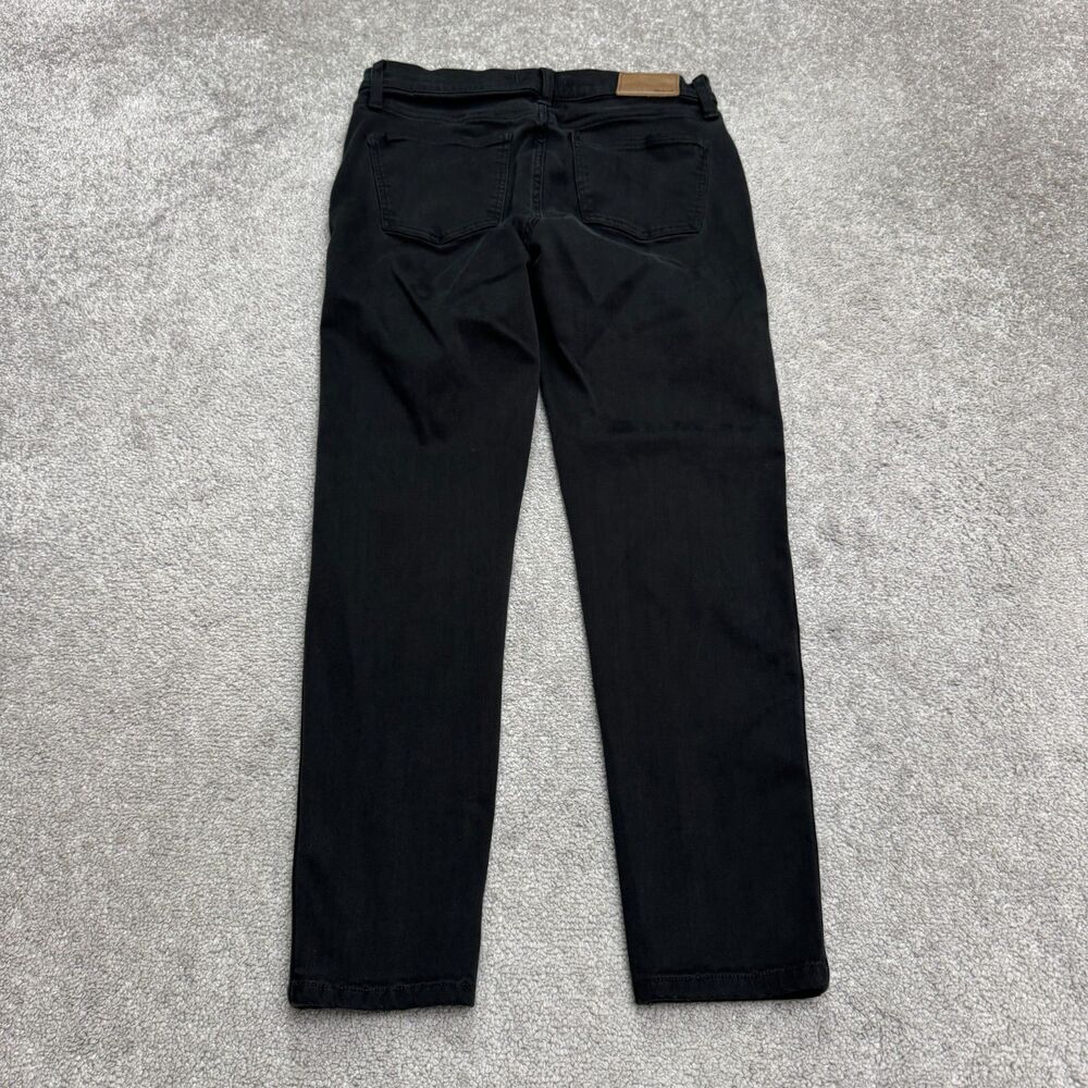 Madewell 10" High Riser Skinny Ankle Denim Jeans Women 29 Black Stretch Slim Fit - Picture 2 of 16
